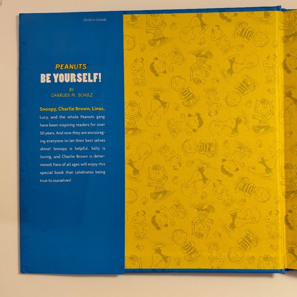 Peanuts Be Yourself! by Charles M. Schulz Hardcover Confidence Book - Picture 5 of 13